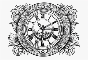 money time tattoo idea