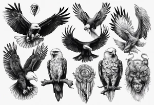 aigle bicéphale tattoo idea