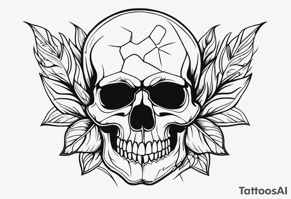 skull tattoo idea