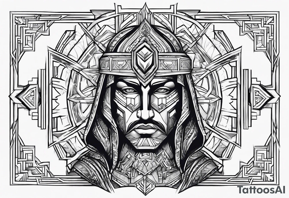 god give a force to a broken man tattoo idea