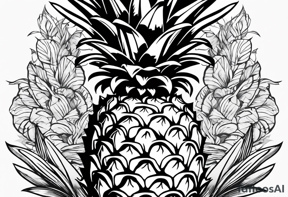 Pineapple tattoo idea