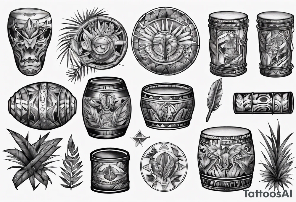 jungle drums tattoo idea