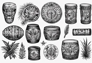 jungle drums tattoo idea