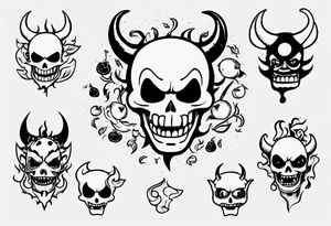 devil fruit one piece tattoo idea