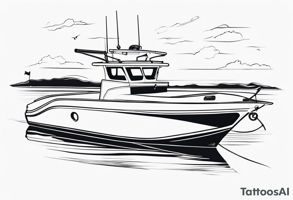 tiller steer speedboats, hooks, mates tattoo idea