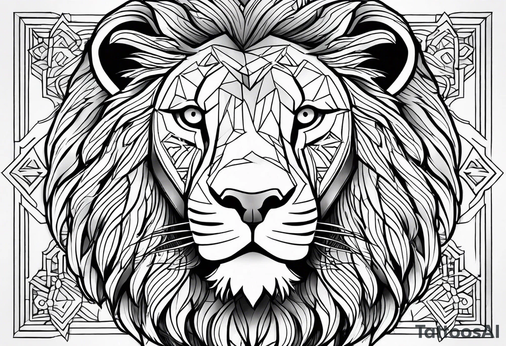Phatom lion tattoo idea