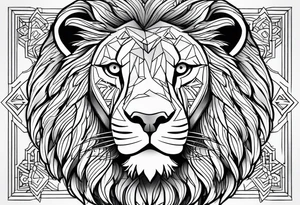 Phatom lion tattoo idea