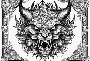 monster, tattoo idea