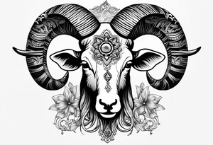 tattoo for my niece haven, she is an Aries tattoo idea