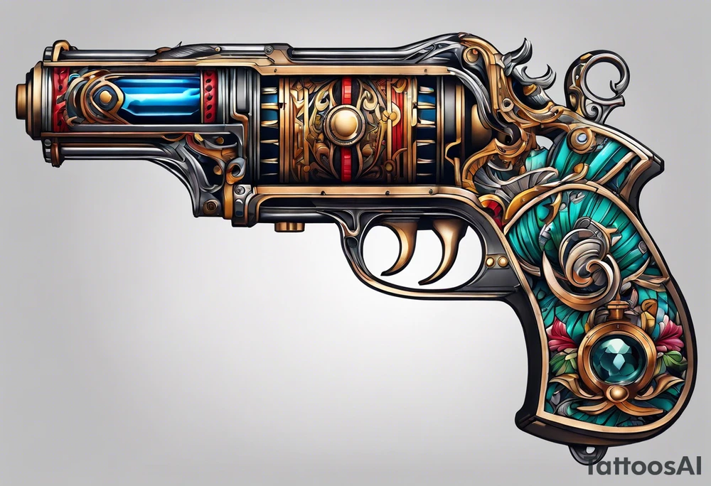 mechanical arm tattoo idea