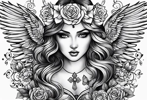 ""my sweet angel"" tattoo idea