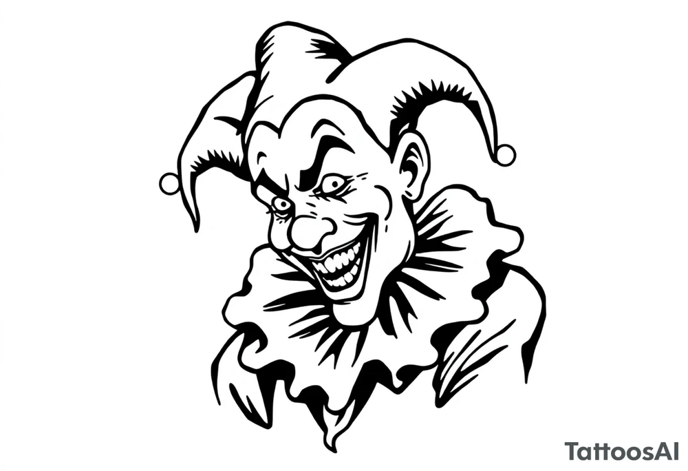 Jester tattoo idea