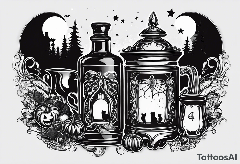 Trick or treat, 20 oz tumbler banner design, candy, minimalist, potions, brew, broom, spellbound, voodoo, cat tattoo idea Trick or treat, 20 oz tumbler banner design, candy, minimalist, potions, brew, broom, spellbound, voodoo, cat tattoo idea
