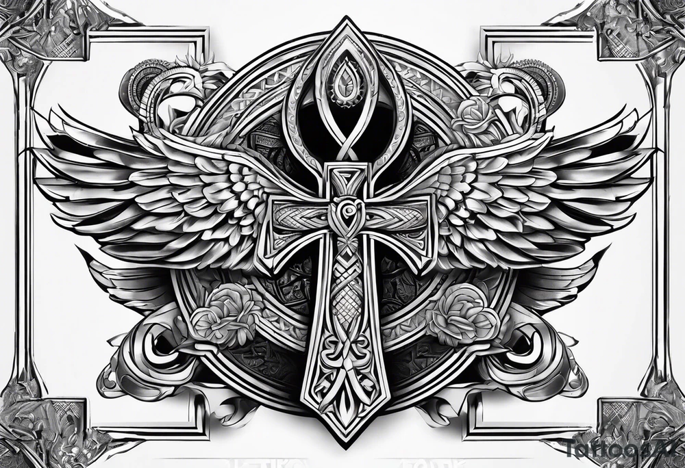 ankh, arm tattoo idea