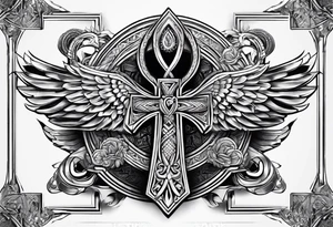 ankh, arm tattoo idea