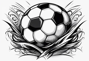 Soccer, Football, Darts, Table Tennis tattoo idea