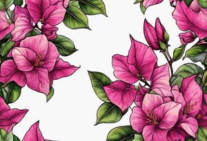 Bougainvillea Spectabilis tattoo idea