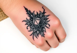 Design a tattoo based on dark romance tattoo idea