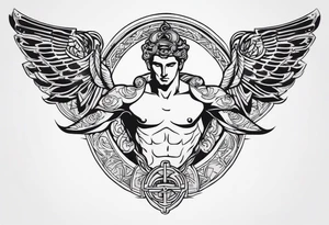 God 
Hermes tattoo tattoo idea
