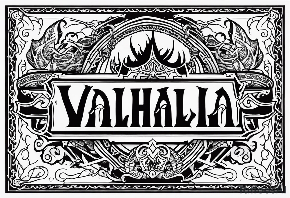 valhalla berserker tattoo idea