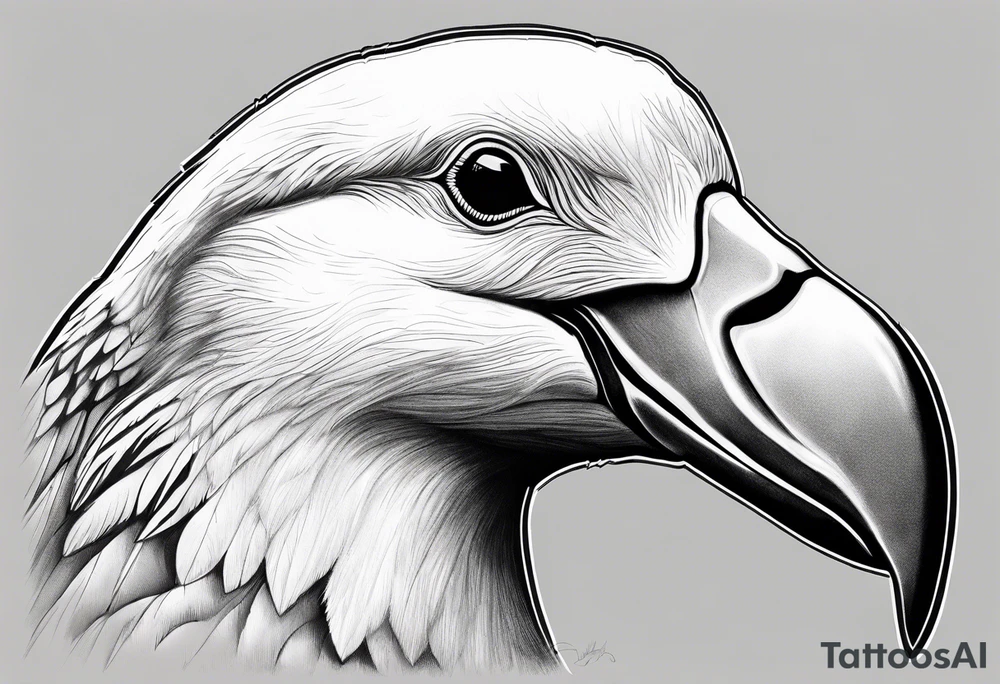 giant albatross tattoo idea