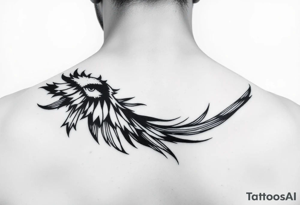 OTF, paint brush stroke tattoo idea