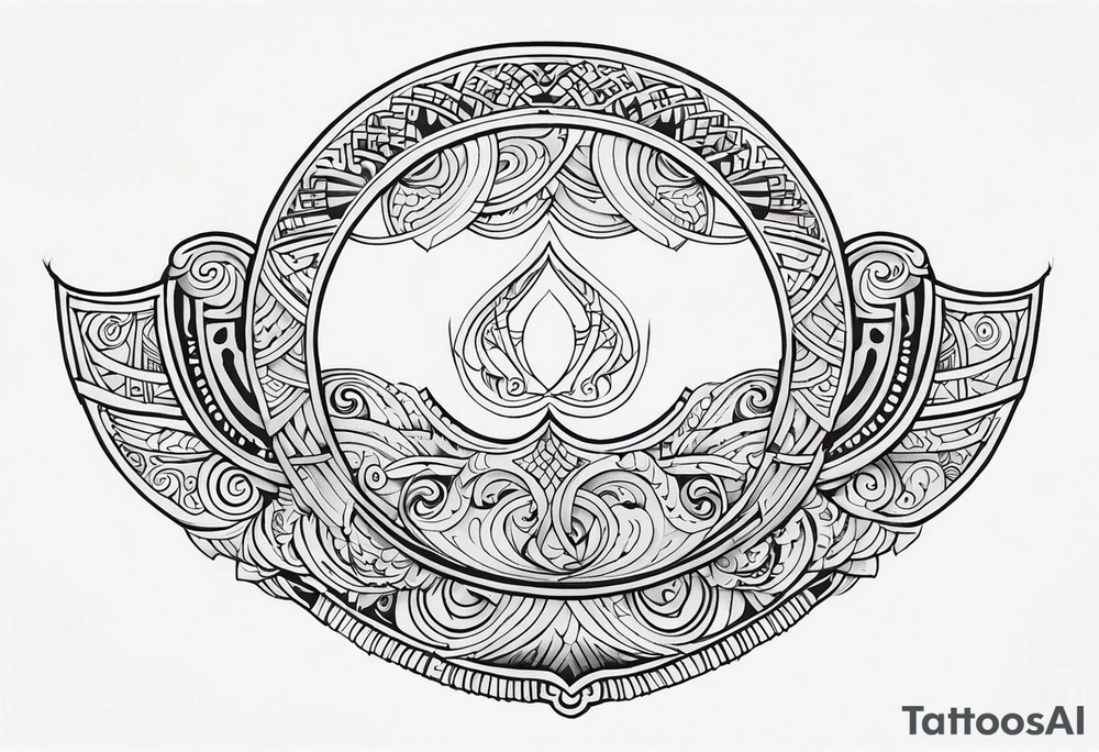 maori back and chest crescent design tattoo tattoo idea maori back and chest crescent design tattoo tattoo idea