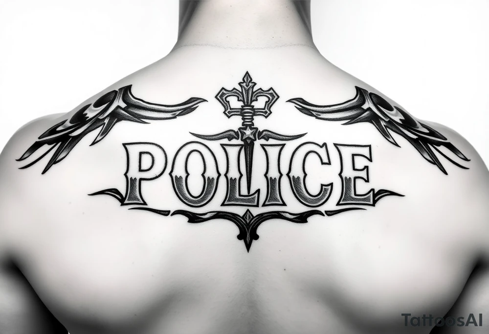 Police tattoo idea