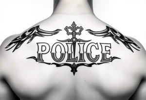 Police tattoo idea
