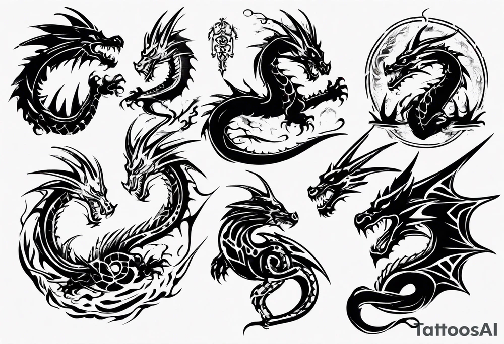 dragon tattoo idea
