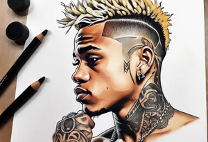 Xxxtentacion tattoo idea