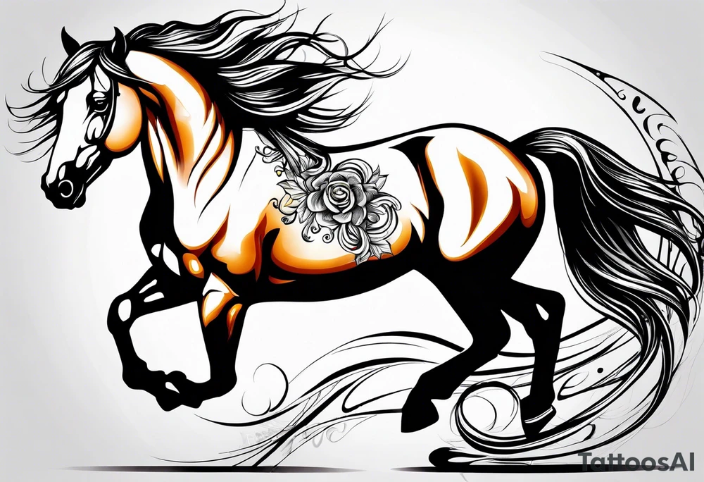 horse tattoo idea