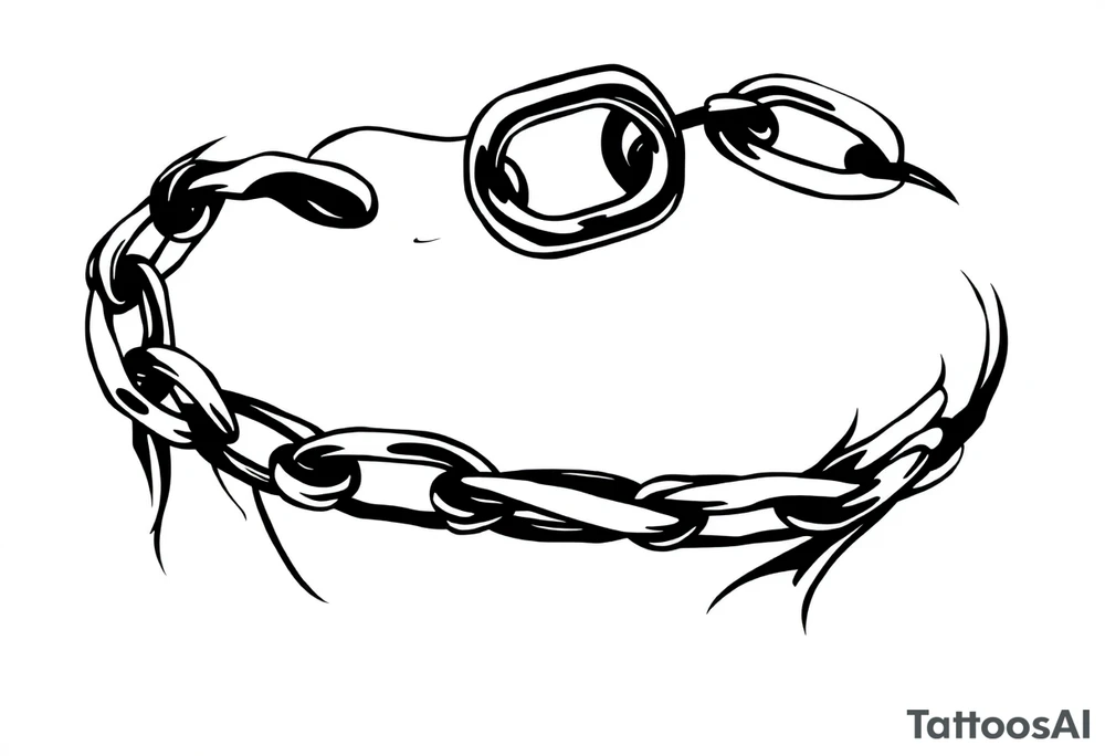 Chain tattoo idea