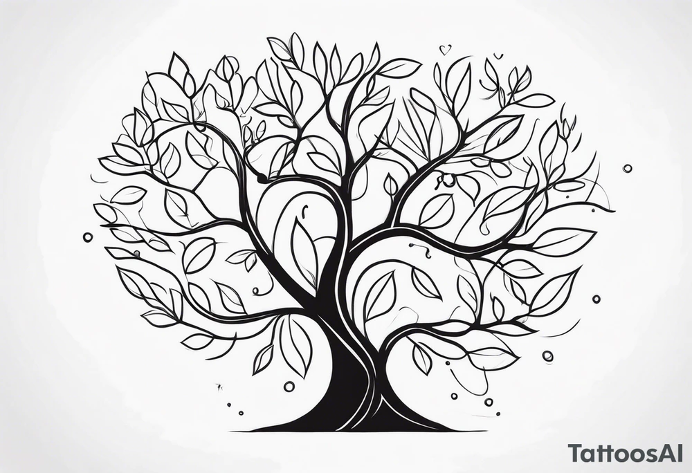 Family tree tattoo idea