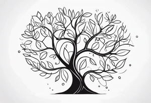Family tree tattoo idea