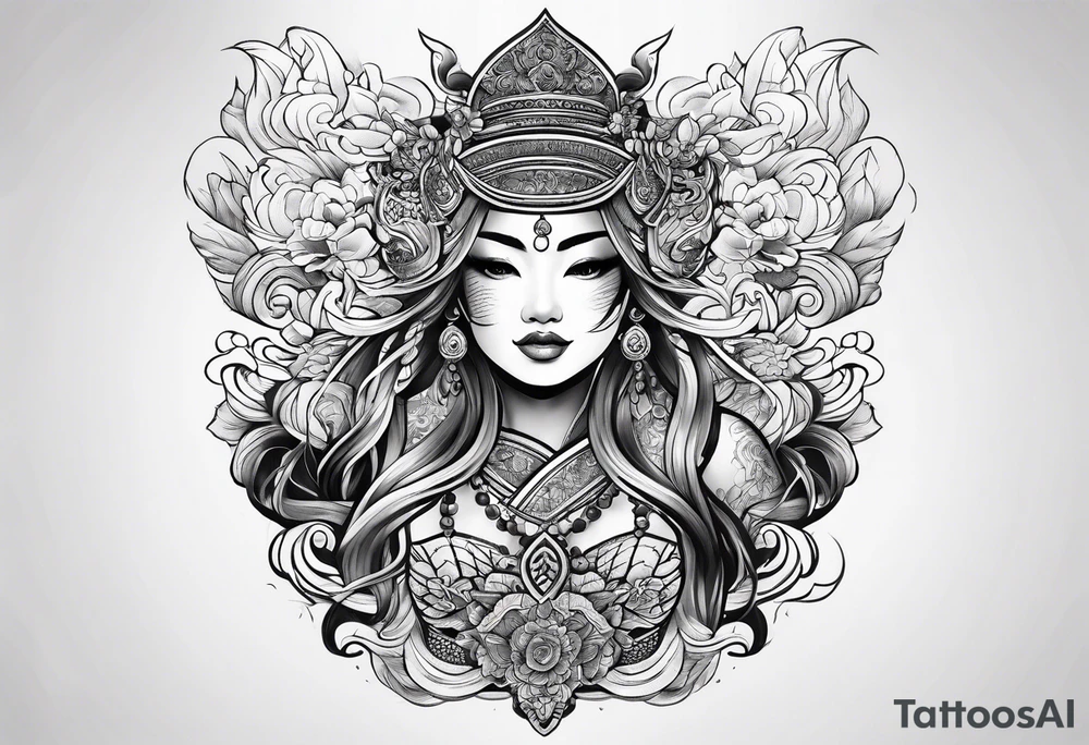 Traditional Vietnamese tattoo idea