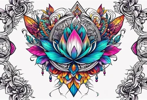 psychedelic tattoo idea