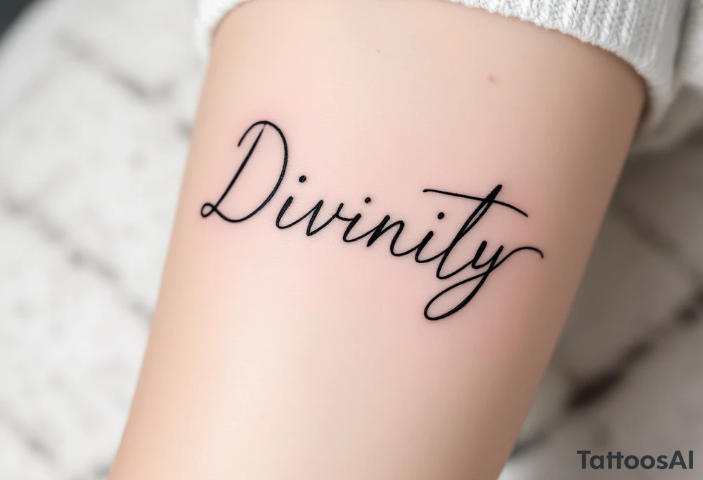 Divinity tattoo idea