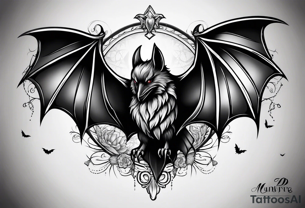 3 bats tattoo idea