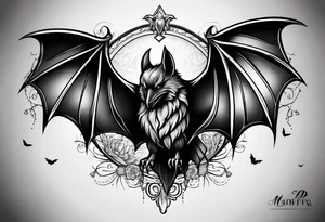 3 bats tattoo idea