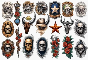 Texas forearm tattoo idea