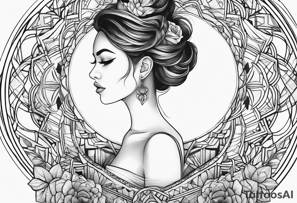 peaceful tattoo idea