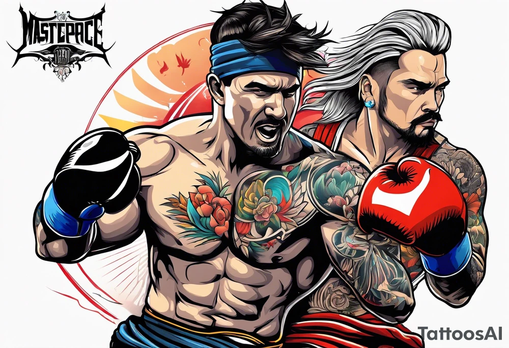 Fight tattoo idea