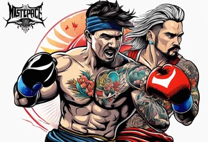 Fight tattoo idea