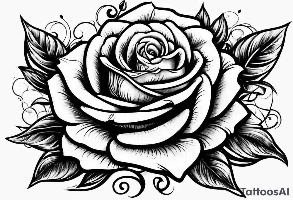 eine Taschenuhr mit einer Rose tattoo idea