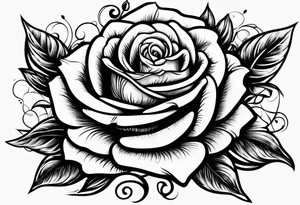 eine Taschenuhr mit einer Rose tattoo idea