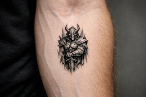 ゴディーノ  vertical tattoo idea