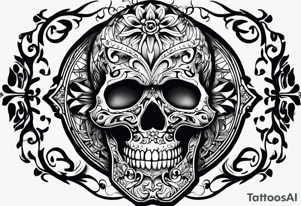 skeleton tattoo idea