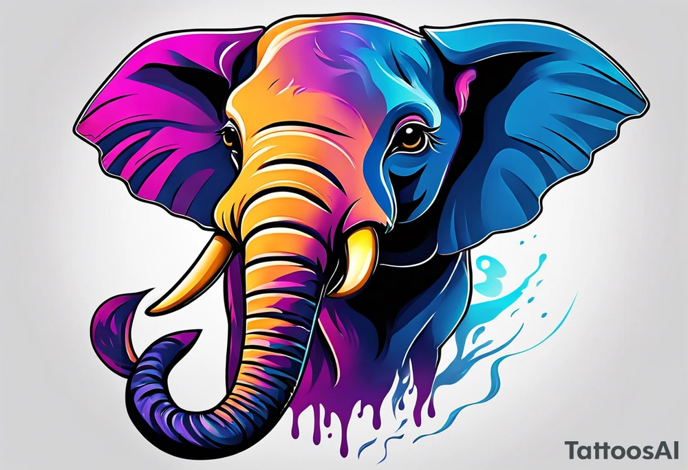 Animal cute tattoo idea