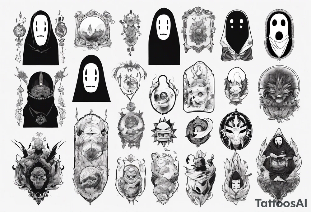 No face tattoo idea
